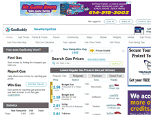 Tablet Screenshot of newhampshiregasprices.com